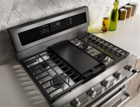 stainless steel top gas range